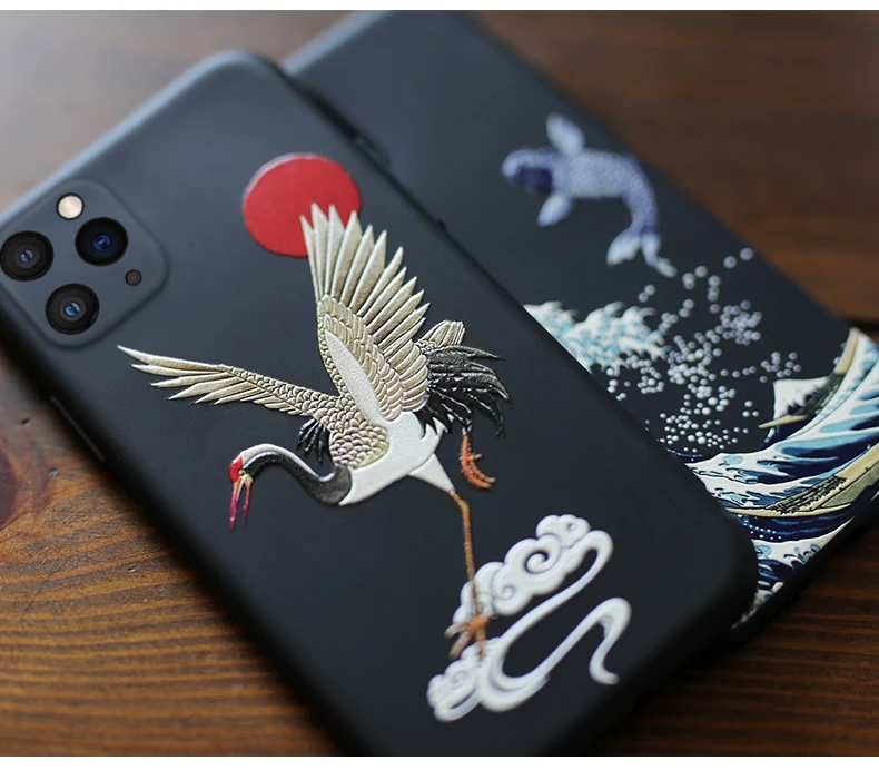 3D Art Relief Matte Soft Back Cover Case for iPhone 12 Pro Max  1