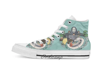 

Spirit World Custom Casual High Top lace-up Canvas shoes sneakers Drop shipping