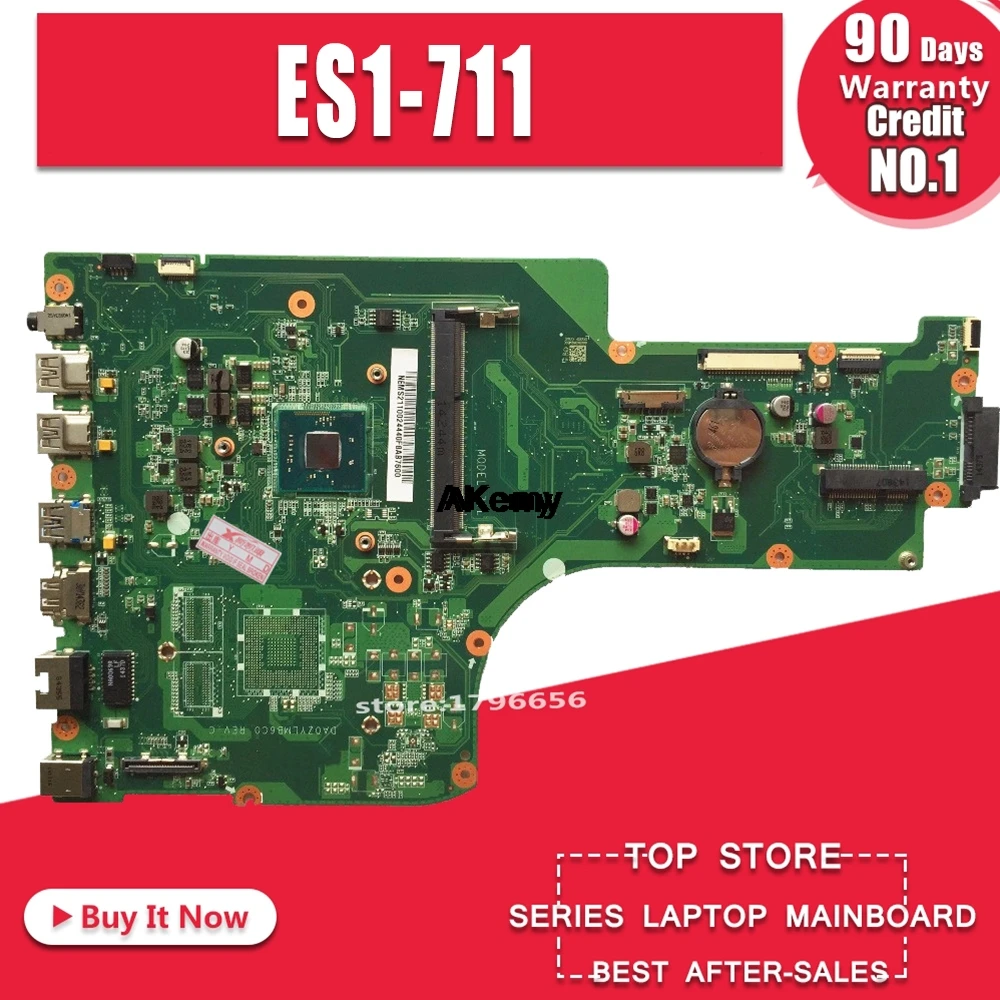 Материнская плата для ноутбука ACER ASPIRE ES1-711 NBMS211001 DDR3