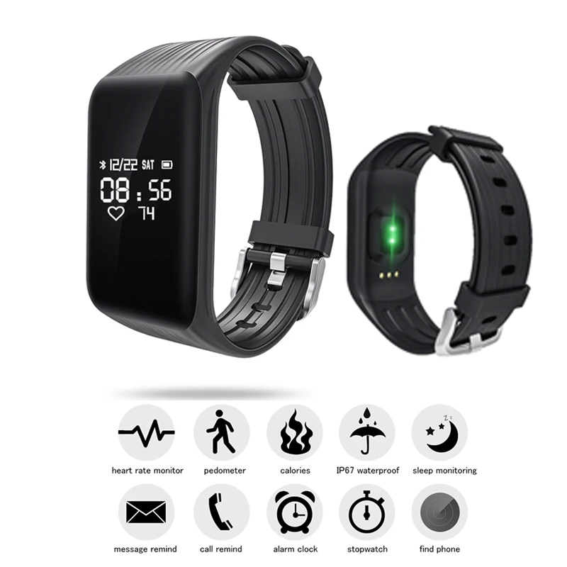 k1 sustained heart rate smart bracelet