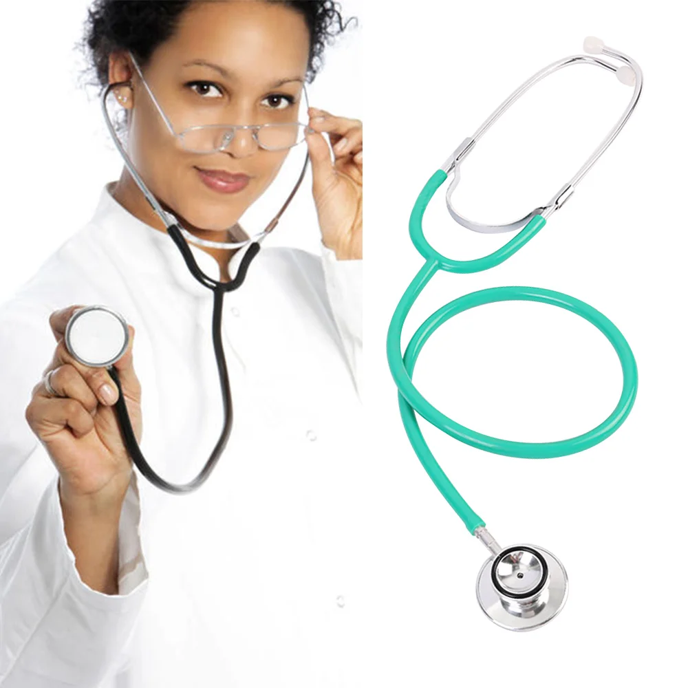 Double Head Stethoscope Professional Cardiology Pediatric Doctor Vet Nurse Student Medical Equipment Health Care | Красота и здоровье