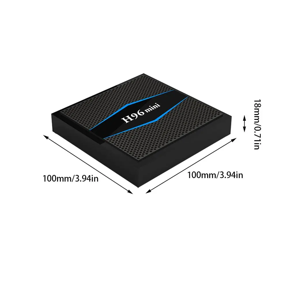 H96 Мини Android 7,1 tv Box Amlogic S905W четырехъядерный 2 Гб 16 Гб WiFi Bluetooth 4,0 H96 Mini H.265 HD 4K телеприставка медиаплеер
