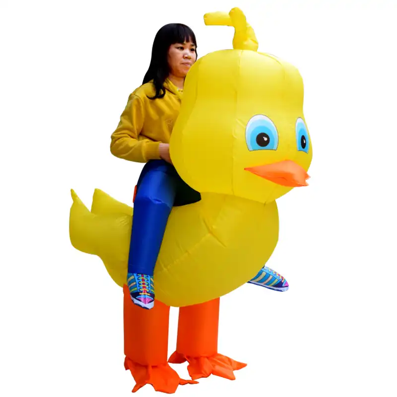 2022 Hot Inflatable Duck Costume Little yellow duck cosplay Halloween