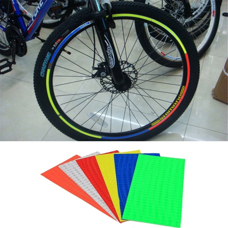 Car Styling Reflective Stripe Tape Motorcycle Bike Body Rim Wheel Stickers Decorative Blue/Red/Yellow |
