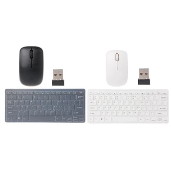 

2.4G Ultra-Slim Wireless Keyboard Mini Optical Mouse Combo For Laptop Desktop PC D08B