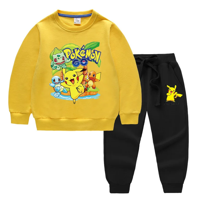 Takara Tomy Pikachu детский спортивный костюм детская одежда наборы для маленьких