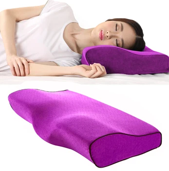 

Orthopedic Sleeping Pillow Slow Rebound Memory Foam Butterfly Shaped Ergonomic Cervical Pillows For Sleeping Neck Protection