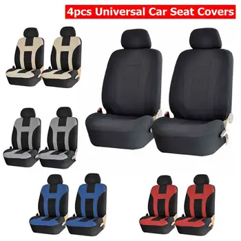 

4/9 Pcs Universal Car Seat Cover Polyester Fabric Automobile Seat Covers Car Seat Cover Vehicle Seat Protector Interior
