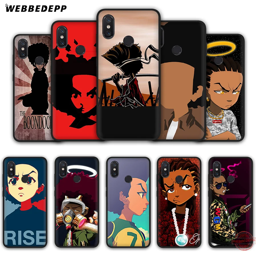 WEBBEDEPP Boondocks мягкий чехол для Xiaomi Mi A3 9 9T 10 Lite CC9E Max 3 Redmi 7A K20 Pro K30 X2 | Мобильные телефоны