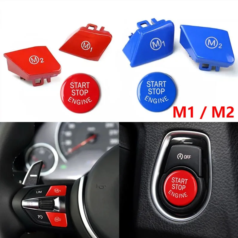 Кнопка на руль автомобиля M1 M2 кнопка режима запуска двигателя для BMW M3 M4 M5 M6 X5M X6M F10