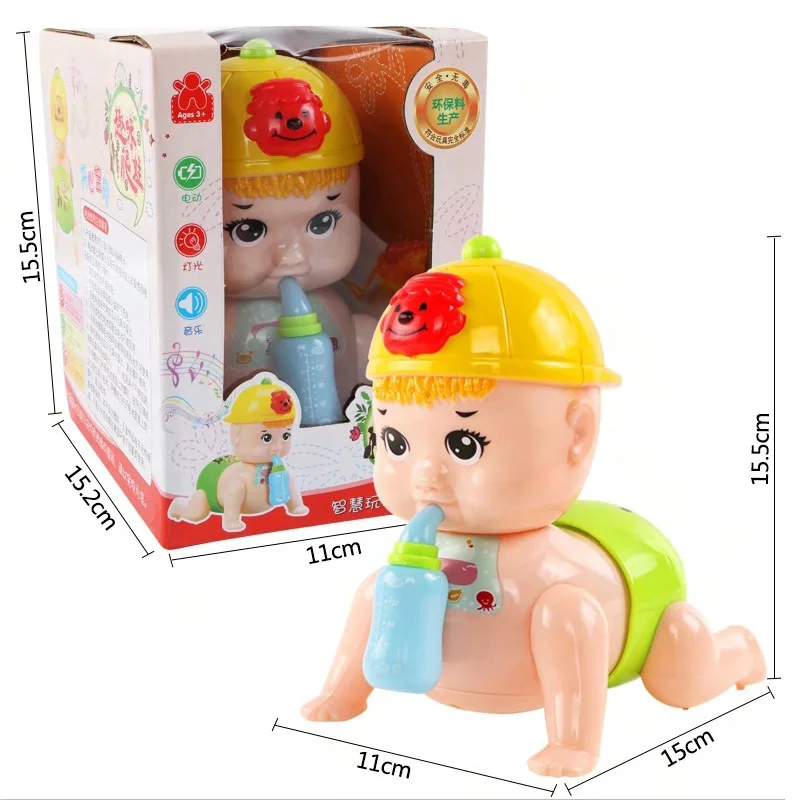 Hot Funny Singing Toys Twist Ass Crawling Doll Electronic Toy Baby Children Kids LED Glowing Toddler Educational Gift | Игрушки и хобби