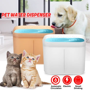

USB Smart Water Fountain Drinking Pump for Small Cat Dog Pet Automatic Cycling Filter Oxygen Fountain Water Dispenser Pond