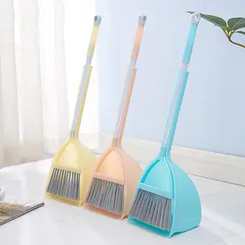 

Broom and Dustpan Set for Home Kitchen Room Office Lobby Floor Use for Children