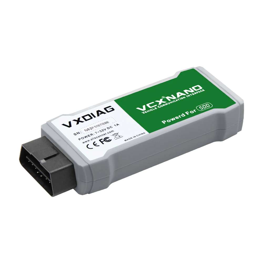 Для Land Rover/для Jaguar 2 в 1 WiFi версия с SDD V158 перепрограммирование дизельных/бензиновых автомобилей диагностический инструмент VXDIAG VCX NANO - Цвет: USB