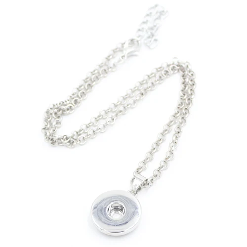 10pcs/lot Wholesale metal 18mm Buttons Necklace Interchangeable Snap Pendant for women Jewelry Collar Collier Bijoux | Украшения и