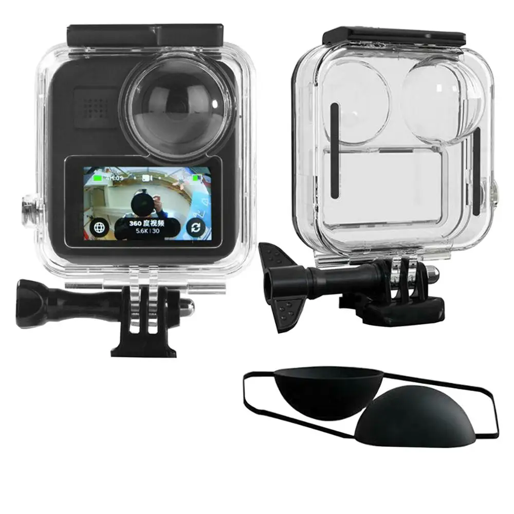Водонепроницаемый корпус для GoPro Max защитный чехол камеры Go Pro 360 аксессуары