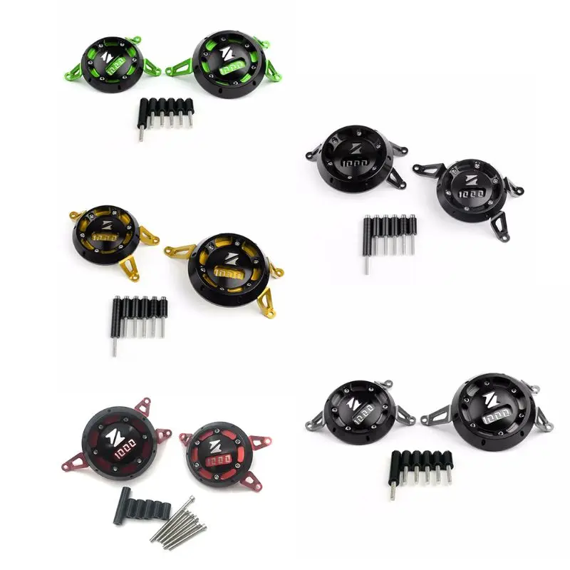 

Aluminum Motorcycle Engine Guard Side Stator Case Guard Protector For Kawasaki Z1000