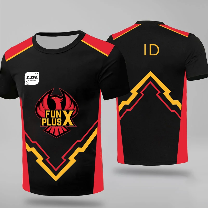 

LOL League LPL FPX Team Uniform Jersey Fans T-shirt Men Women Doinb Gimgoon Lwx Tian Tshirts Custom ID Tee Shirt