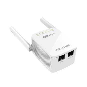 

PIX-LINK Ac1200M Repeater/Router/Access Point Wireless Wi-Fi With External Wifi Range Extender Mini Router Boost Au Plug