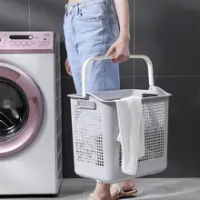 Duża łazienka kosz na pranie na brudne ubrania kosz na pranie pranie pudełko na ubrania przechowywanie odzieży kosz akcesoria domowe tanie tanio CN (pochodzenie) Z Uchwytami Ekologiczne Nowoczesne