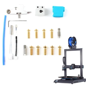 

Printer Nozzle Silicone Sleeve Throat Thermistor Heating Tube Heating Block Kit for Sidewinder X1 3D Printer Accessories