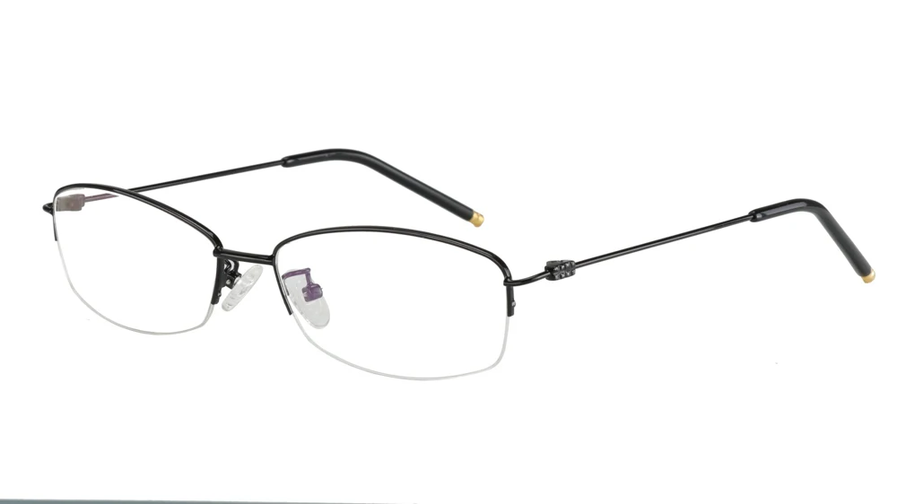 Анти-голубые легкие очки оправа женские очки защитные очки игровые компьютерные очки для коробки - Цвет оправы: Черный