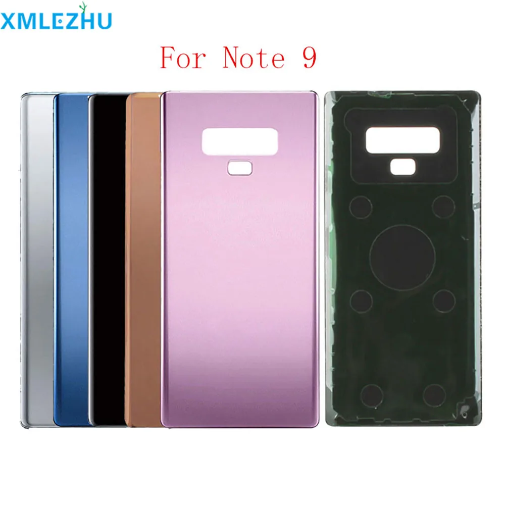 10 шт. Oem для samsung Galaxy Note9 Note 9 N960 N960F N960P Задняя крышка батареи задняя дверь панель стекло Корпус чехол с логотипом