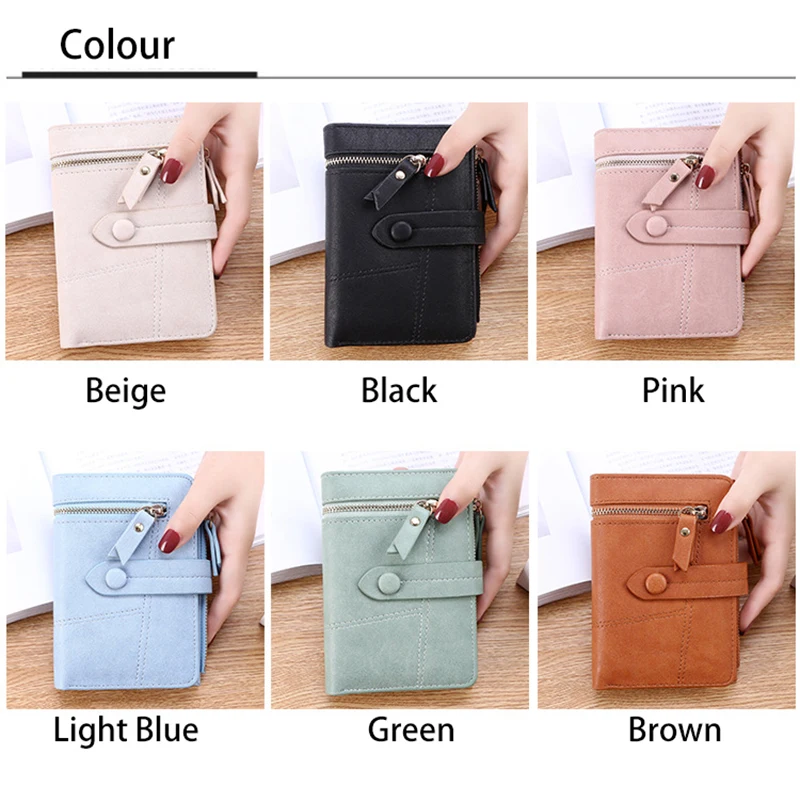 High Quality Women's Wallet Short Women Coin Purse Wallet Ladies Card Holder Small Hasp Money Bag Clutch Carteira кошелек