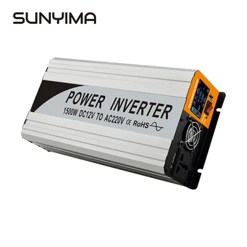 

SUNYIMA 3000W Vehicle-Mounted Solar Pure Sine Wave Energy Inverter DC12V/24V to 110V 220V Converter For Household DIY Car truck