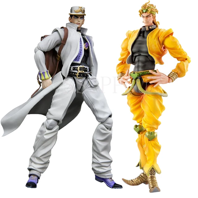 Anime JoJos Bizarre Adventure Diavolo Bruno Bucciarati DIO Giorno Giovanna Leone Abbacchio Kujo Jotaro Movable Action Figure Toy 1