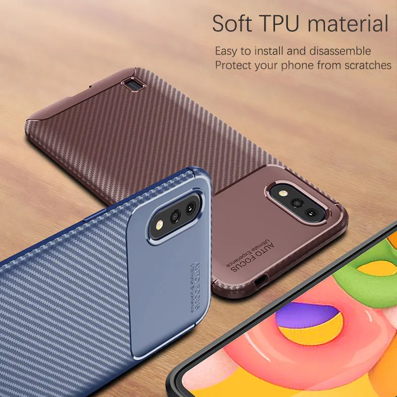 Чехол для телефона Samsung Galaxy A01 A21 чехол роскошный мягкий ТПУ силиконовый из