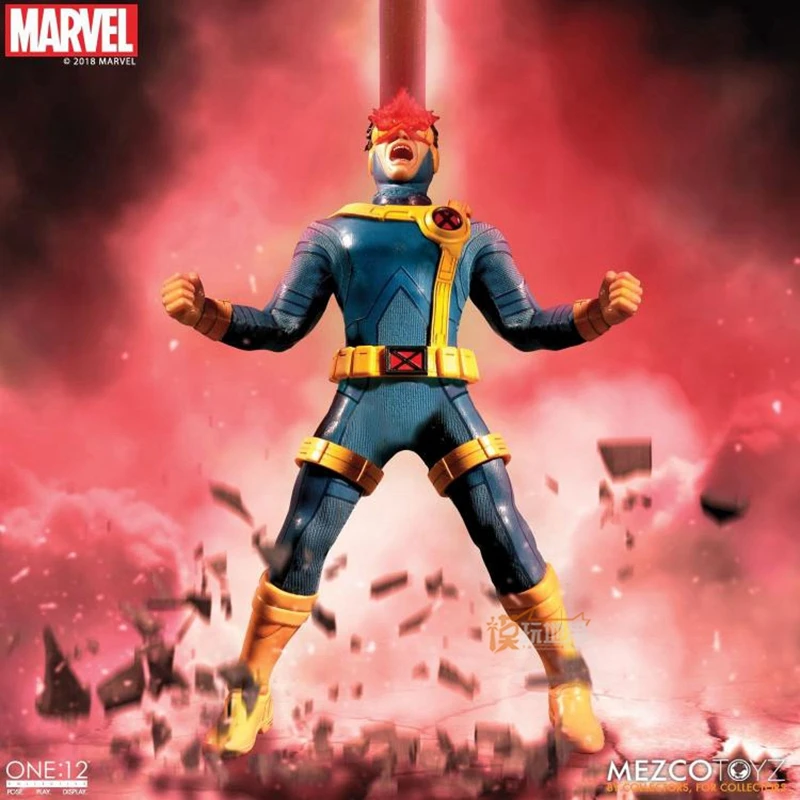 MEZCO муравьи один: 12 X-Для мужчин лазерные глаза Скотт Лето ткань 6-дюймовый подвижный режим рис Модель Куклы Figurals