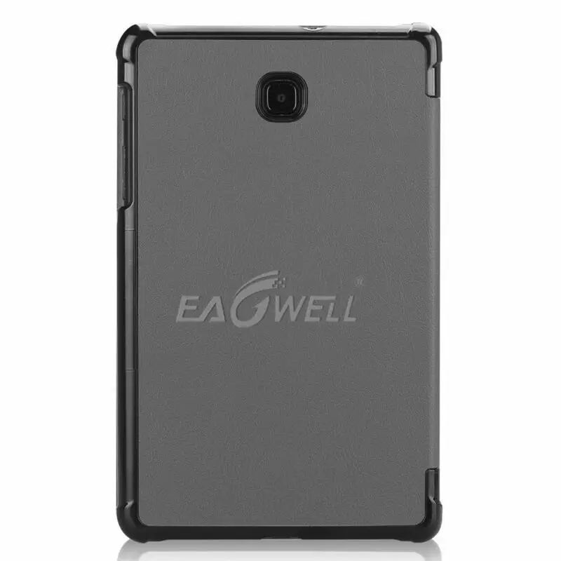 Чехол-книжка из искусственной кожи для samsung Galaxy Tab A 8,0 T387, трехкратный противоударный ультратонкий защитный чехол для планшета