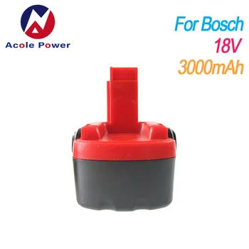 

For Bosch 18V 3000mAh Ni-MH Rechargeable Replacement Cordless Drills battery BAT025 BAT026 BAT160 BAT180 BAT189