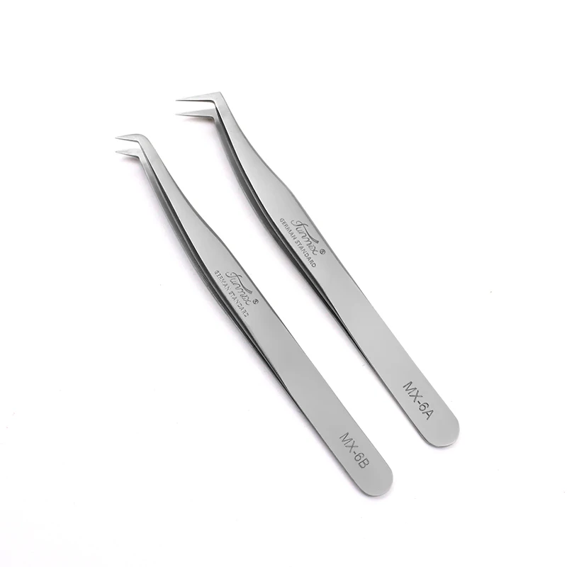 

Professional 3D/6D Volume Eyelash Extension Tweezer Stainless Steel Anti-static Blooming Fan Lashes Tweezer