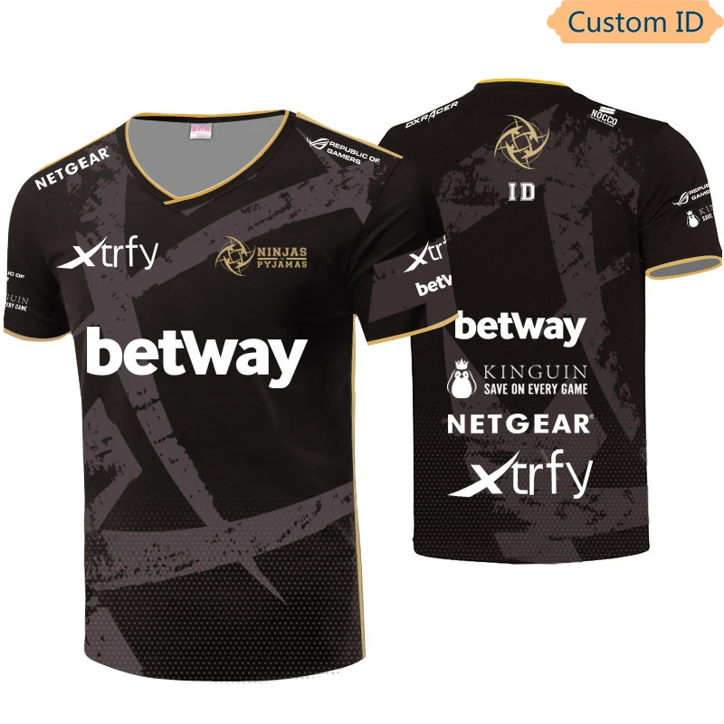 CS:GO DOTA2 E Sports форма игрока команда NIP футболка из Джерси Индивидуальные именные