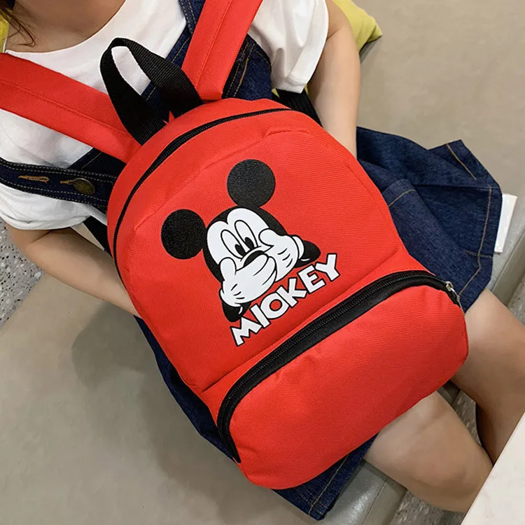

2019 Mickey Minnie Backpack Cute Kindergarten Kids Shoulder Bag Children Canvas Backpack Wild Travel Backpack Kids School Bag