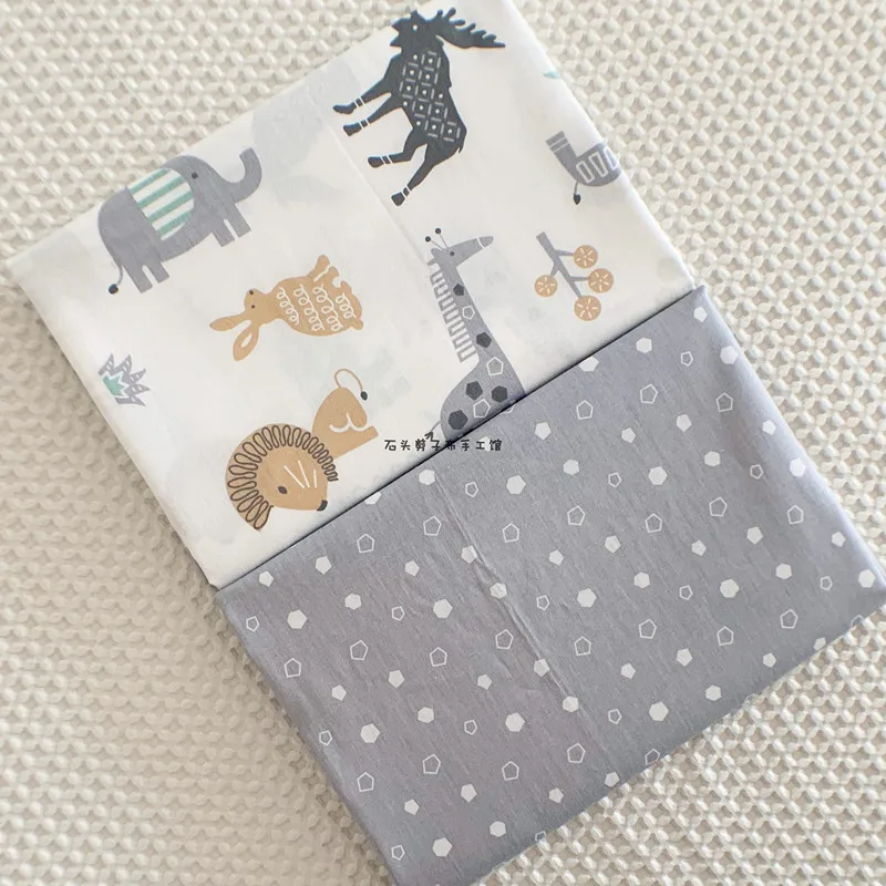 160CM 50CM baby neugeborenen baumwolle tuch tiere stoff für DIY