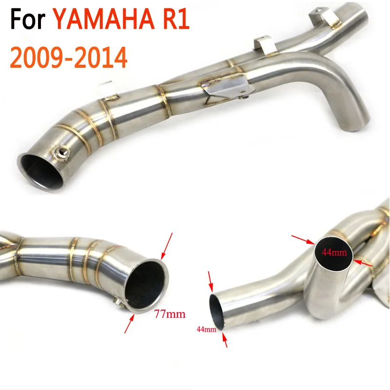 YZF-R1 2009-2014 мотоцикл глушитель выхлопная труба средняя звеньевая оригинальный