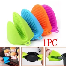 Кухонные силикатные перчатки с изоляцией для микроволновой печи, силиконовые перчатки с изоляцией для духовки, 4 цвета, силиконовые перчатки с нескользящим захватом, держатель для горшка, инструмент