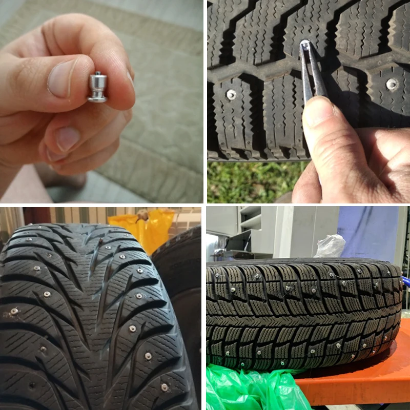 Новое поступление зимние шины для автомобиля шпильки шнековые шипы снега цепи