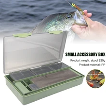 

Carp Fishing Tackle Box PP Plastic Fishing Lure Box Organizer Rig Hanging Storage Box Portable Case Easy Fishing Tackle Kit
