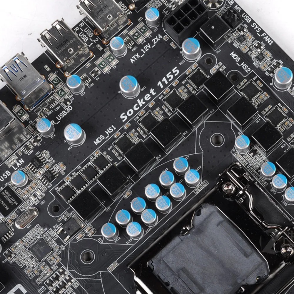 Оригинальная б/у настольная Материнская плата Gigabyte GA-P67A-UD3R P67 LGA 1155 Core i7/Core i5/Core i3 32G DDR3 ATX