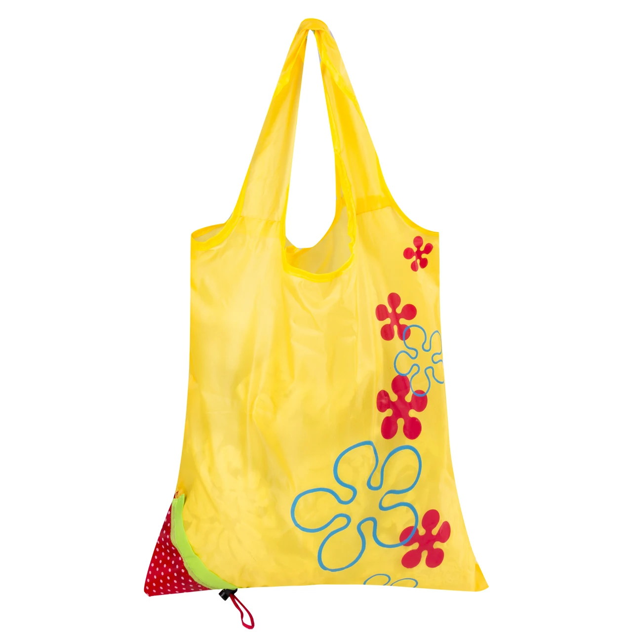 Новая модная сумка для покупок, портативная складная креативная сумка для покупок, складная многоразовая сумка для покупок, Эко сумка для покупок продуктов питания - Цвет: Цвет: желтый