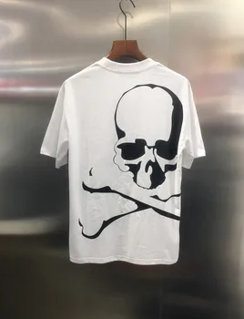

20ss MMJ t-shirt summer fashion trend skull print matching short-sleeved MMJ top tee men women half-sleeved MMJ T-shirt