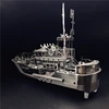 nanyuan IRON STAR 3D Metal puzzle DIY Assembly Model kits LIFEBOAT C22201 2 Sheets Stainless Steel Creative toys gift for adult 4