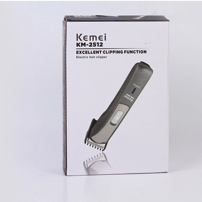Kemei электрический триммер для волос KM-2512 Беспроводная электрическая машинка для стрижки волос Резак для волос триммер для бороды батарея и проводное использование