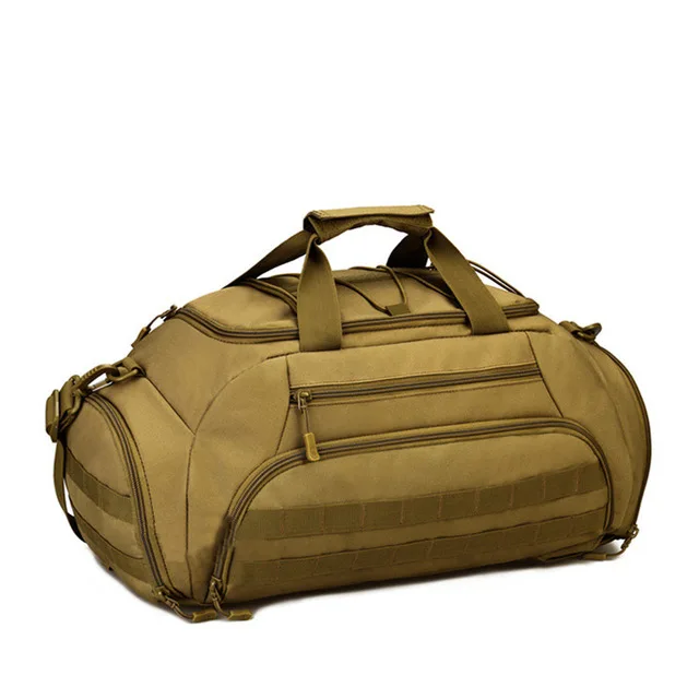 Хаки 35L тренажерный зал Rugzak Tactische Militaire Molle Leger Tassen Водонепроницаемый Спорт Кемпинг 14 ''ноутбук камера Mannen Mochila - Цвет: Хаки