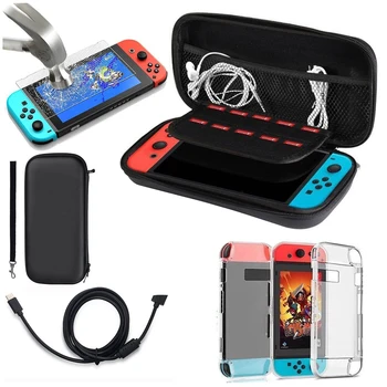 

Protective Case Game Console Cover Controller Gampad Protector Accessories for Switch,15-in-1/4-in-1/8-in-1