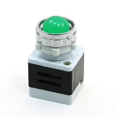 

AC 380V Round Top Panel Mounting Green Indicator Light